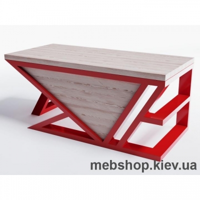 Компьютерный стол SW118 Юта (Skandi Wood) массив дуб