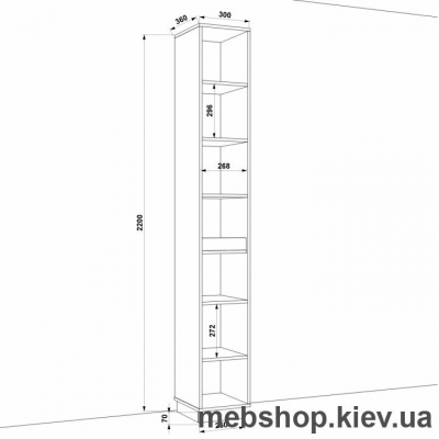 Шкаф распашной HOLD №1 (FLASHNIKA)