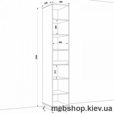 Шкаф распашной HOLD №20 (FLASHNIKA)