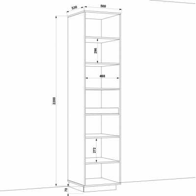 Шкаф распашной HOLD №21 (FLASHNIKA)
