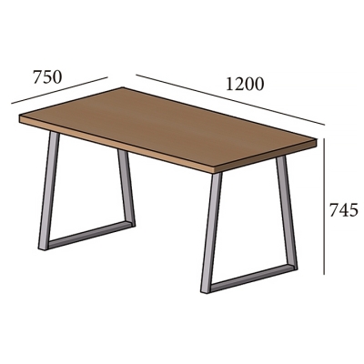 Стол обеденный Бинго Оверлайт (Металл-Дизайн)