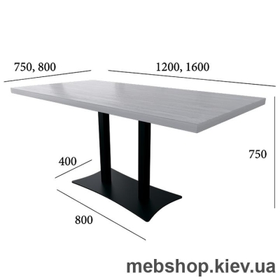 Стол барный Тренд двойной (Металл-Дизайн)