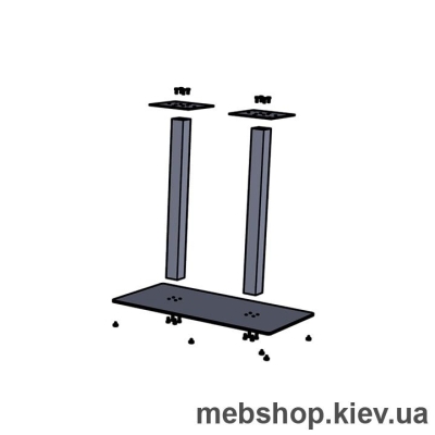 Стол барный Тренд двойной (Металл-Дизайн)