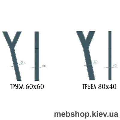 Стол Уно 4 ноги (Металл-Дизайн)