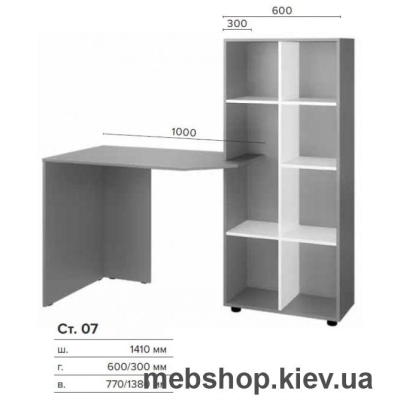 Компьютерный стол СТ-07 (Киевский Стандарт)