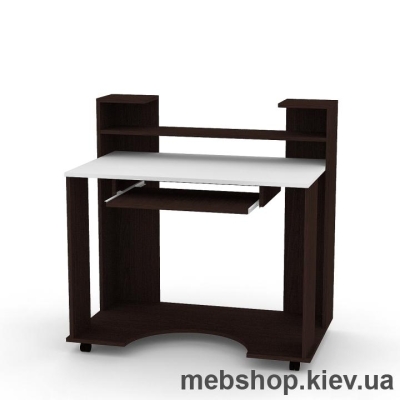 Компьютерный стол - Флеш 30 (Дуб Венге/Нимфея Альба) №853