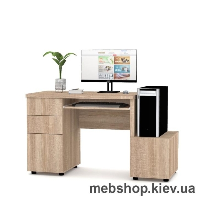 Купить Компьютерный стол FLASHNIKA Мокос-10 (Дуб Сонома) №887. Фото