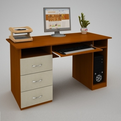 Купить Офісний стіл FLASHNIKA С-11 (1300мм x 600мм x 750мм). Фото