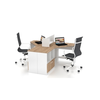 Купить Комплект офісних меблів FLASHNIKA Simpl 11 (1800мм x 1600мм x 1050мм). Фото