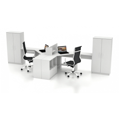 Комплект офісних меблів FLASHNIKA Simpl 4 (4600мм x 1600мм x 1446мм)