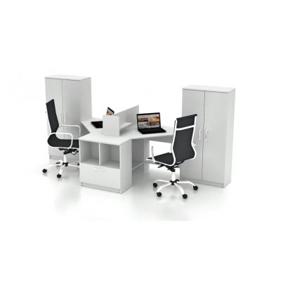 Комплект офісних меблів FLASHNIKA Simpl 2 (3200мм x 1250мм x 1446мм)