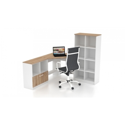 Купить Комплект офісних меблів FLASHNIKA Simpl 24 (2600мм x 2600мм x 1446мм). Фото