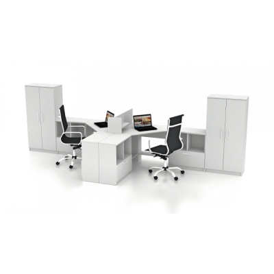 Комплект офісних меблів FLASHNIKA Simpl 12 (4600мм x 1250мм x 1446мм)