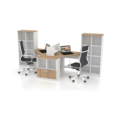 Комплект офісних меблів FLASHNIKA Simpl 10 (3200мм x 1250мм x 1446мм)