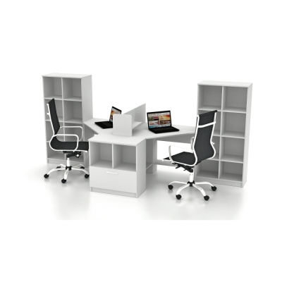 Комплект офісних меблів FLASHNIKA Simpl 10 (3200мм x 1250мм x 1446мм)