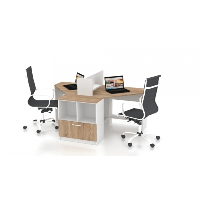 Купить Комплект офісних меблів FLASHNIKA Simpl 9 (1800мм x 1250мм x 1050мм). Фото