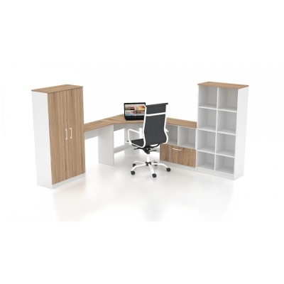 Купить Комплект офісних меблів FLASHNIKA Simpl 27 (2300мм x 2300мм x 1446мм). Фото