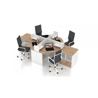 Комплект офісних меблів FLASHNIKA Simpl 15 (3200мм x 1800мм x 1050мм)