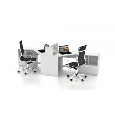 Комплект офісних меблів FLASHNIKA Simpl 19 (3200мм x 900мм x 1050мм)