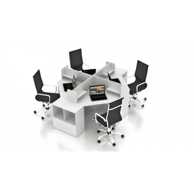 Комплект офісних меблів FLASHNIKA Simpl 16 (1800мм x 2500мм x 1050мм)