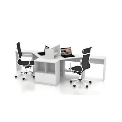 Комплект офісних меблів FLASHNIKA Simpl 8 (3200мм x 1250мм x 750мм)
