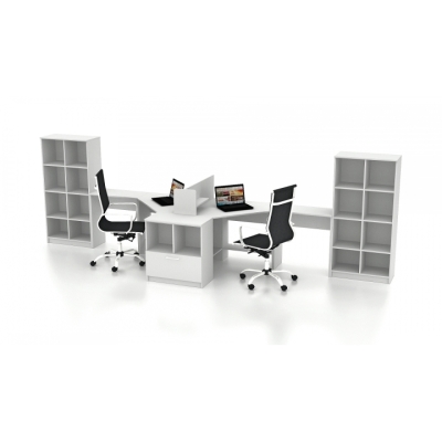 Комплект офісних меблів FLASHNIKA Simpl 7 (4600мм x 1250мм x 1466мм)