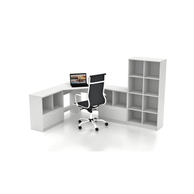 Купить Комплект офісних меблів FLASHNIKA Simpl 20.1 (2300мм x 1600мм x 1446мм). Фото