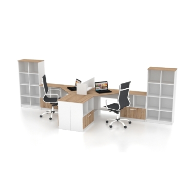 Комплект офисной мебели FLASHNIKA Simpl 3.1 (4600мм x 1600мм x 1446мм)