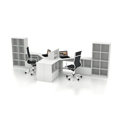 Комплект офисной мебели FLASHNIKA Simpl 3.1 (4600мм x 1600мм x 1446мм)