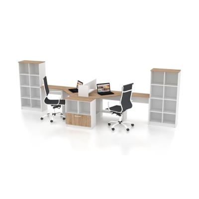 Комплект офісних меблів FLASHNIKA Simpl 7.1 (4600мм x 1250мм x 1466мм)