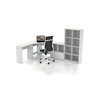 Купить Комплект офісних меблів FLASHNIKA Simpl 28.1 (2300мм x 1600мм x 1446мм). Фото