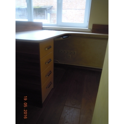 Комплект меблів для офісу (молочний/дуб Лімберг) індивідуальне замовлення №221 (0мм x 0мм x 0мм)