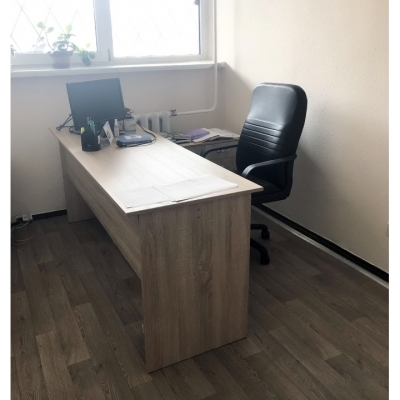 Офісний стіл (дуб Сонома) індивідуальне замовлення №377 (0мм x 0мм x 0мм)