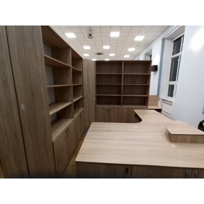 Комплект офісних меблів (Дуб Сонома) індивідуальне замовлення №398 (0мм x 0мм x 0мм)