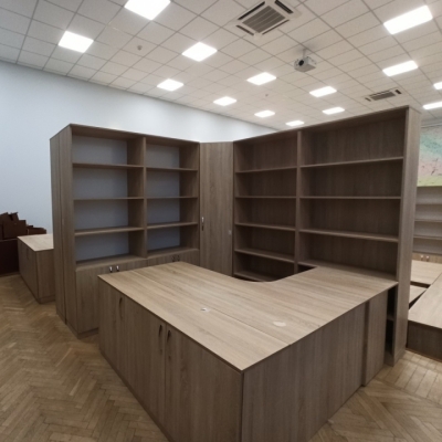 Комплект офісних меблів (Дуб Сонома) індивідуальне замовлення №398 (0мм x 0мм x 0мм)