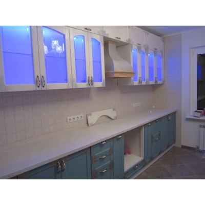 Кухня (білий/блакитний) індивідуальне замовлення №139 (0мм x 0мм x 0мм)