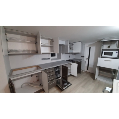 Кухня (Білий/дуб Венге) індивідуальне замовлення №335 (0мм x 0мм x 0мм)