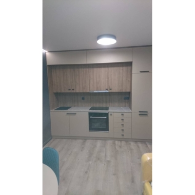 Кухня (молочний/дуб Лімберг) індивідуальне замовлення №173 (0мм x 0мм x 0мм)