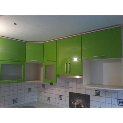 Кухня (салатовий/білий) індивідуальне замовлення №157 (0мм x 0мм x 0мм)