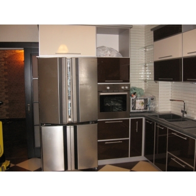 Кухня (Білий/дуб Венге) індивідуальне замовлення №206 (0мм x 0мм x 0мм)