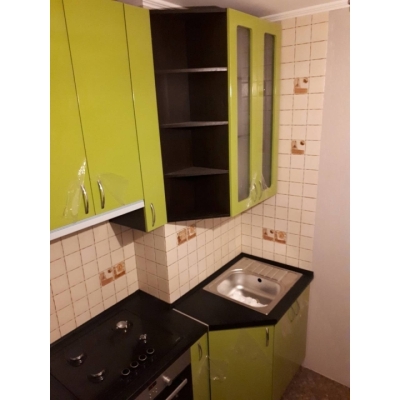 Кухня (салатовий/чорний) індивідуальне замовлення №155 (0мм x 0мм x 0мм)