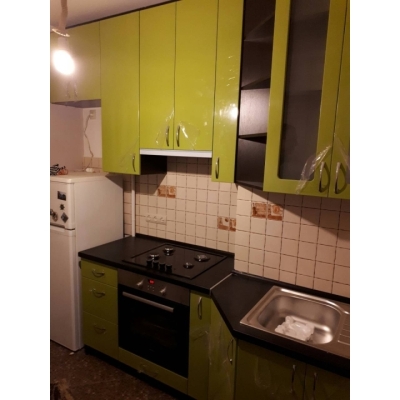 Кухня (салатовий/чорний) індивідуальне замовлення №155 (0мм x 0мм x 0мм)