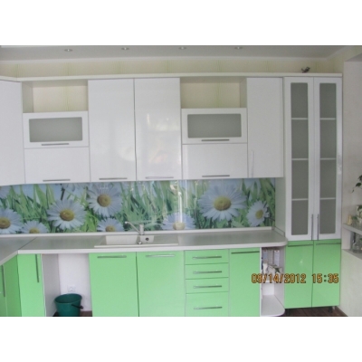 Кухня (салатовий/білий) індивідуальне замовлення №165 (0мм x 0мм x 0мм)
