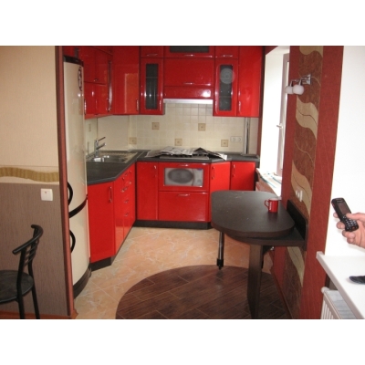 Кухня (червоний) індивідуальне замовлення №191 (0мм x 0мм x 0мм)