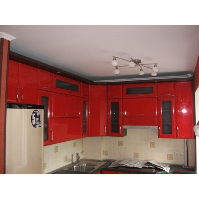 Кухня (червоний) індивідуальне замовлення №191 (0мм x 0мм x 0мм)