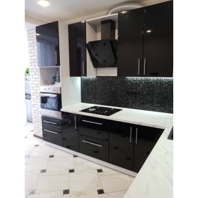 Кухня (чорний/білий) індивідуальне замовлення №96 (0мм x 0мм x 0мм)