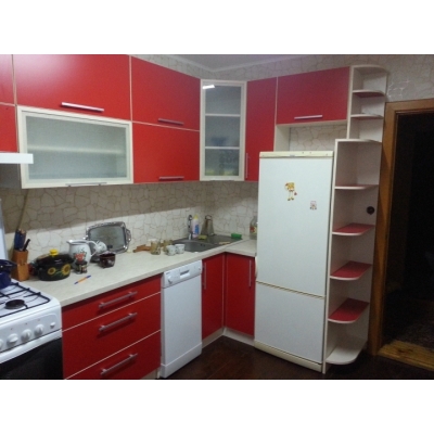 Кухня (червоний/білий) індивідуальне замовлення №143 (0мм x 0мм x 0мм)