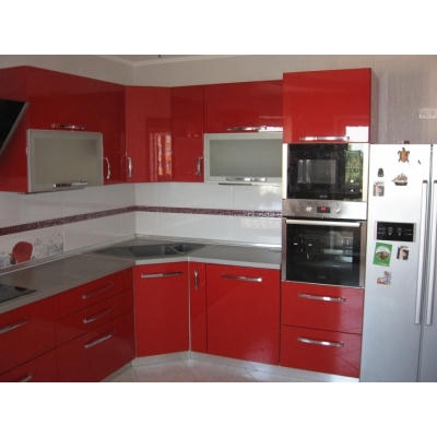 Кухня (червоний) індивідуальне замовлення №209 (0мм x 0мм x 0мм)