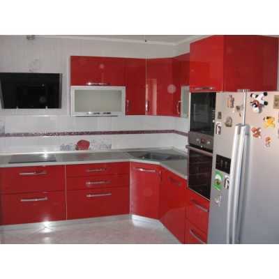 Кухня (червоний) індивідуальне замовлення №209 (0мм x 0мм x 0мм)
