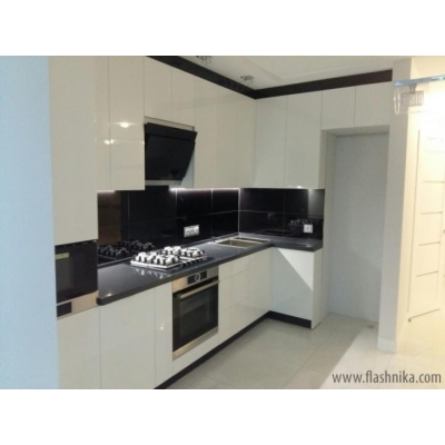 Кухня (білий/чорний) індивідуальне замовлення №100 (0мм x 0мм x 0мм)